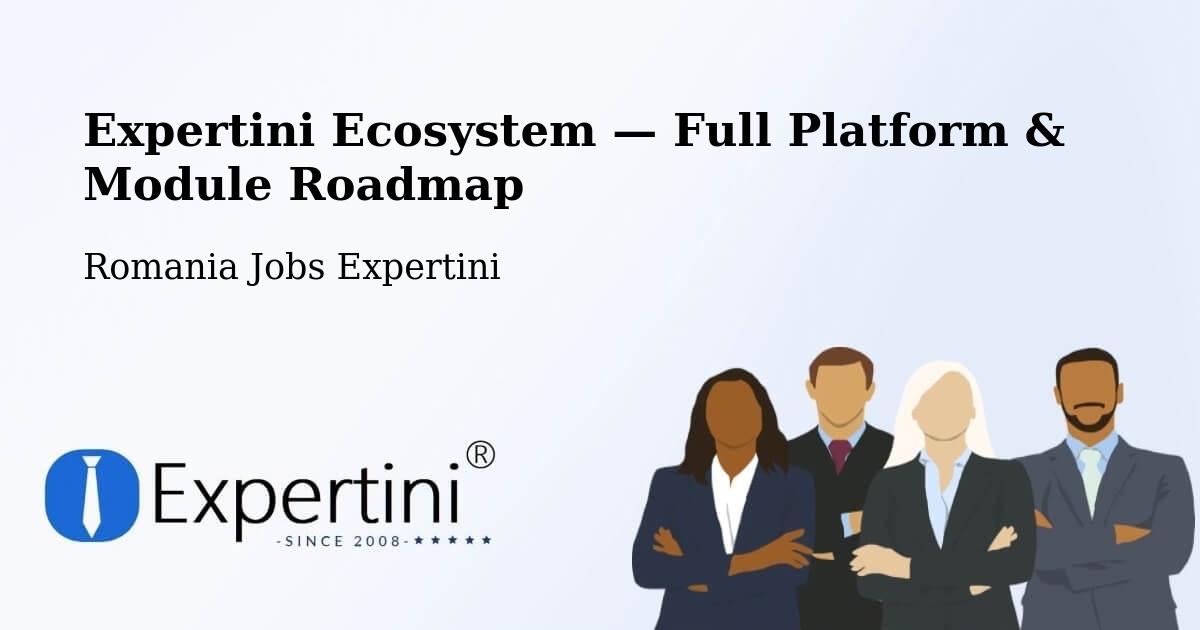 Expertini Ecosystem — Full Platform & Module Roadmap – Coștiui