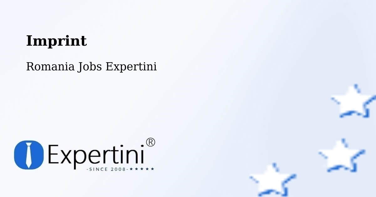 Imprint – Coștiui - Romania Jobs Expertini